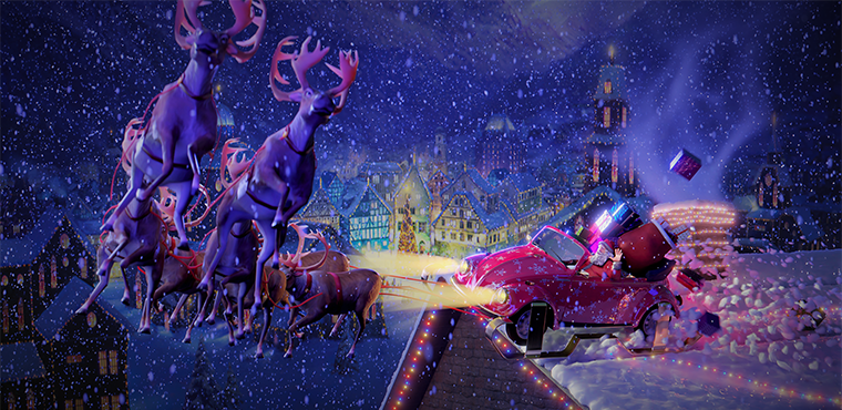 Santa's Beetle Sleigh
