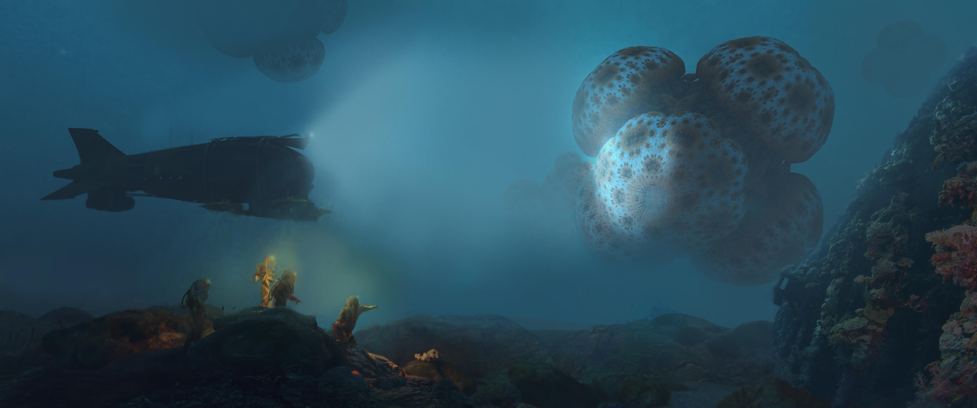 Underwater