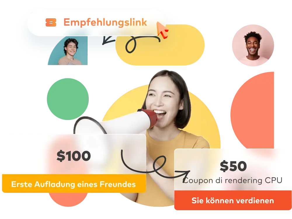 Freunde einladen und Gutscheine verdienen