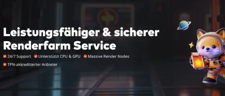 Leistungsfähiger & sicherer Renderfarm Service