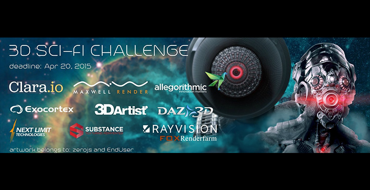 RAYVISION Sponsors 3D CG Sci-Fi Challenge for Aspiring Graphic Designers