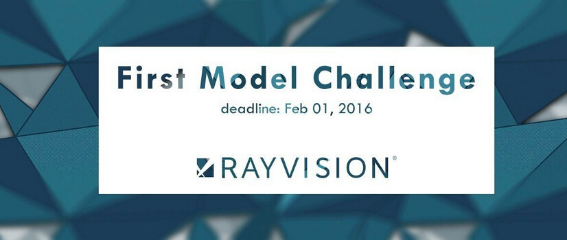 CGTrader 2016 First Model Challenge Exclusively Sponsored by RAYVISION