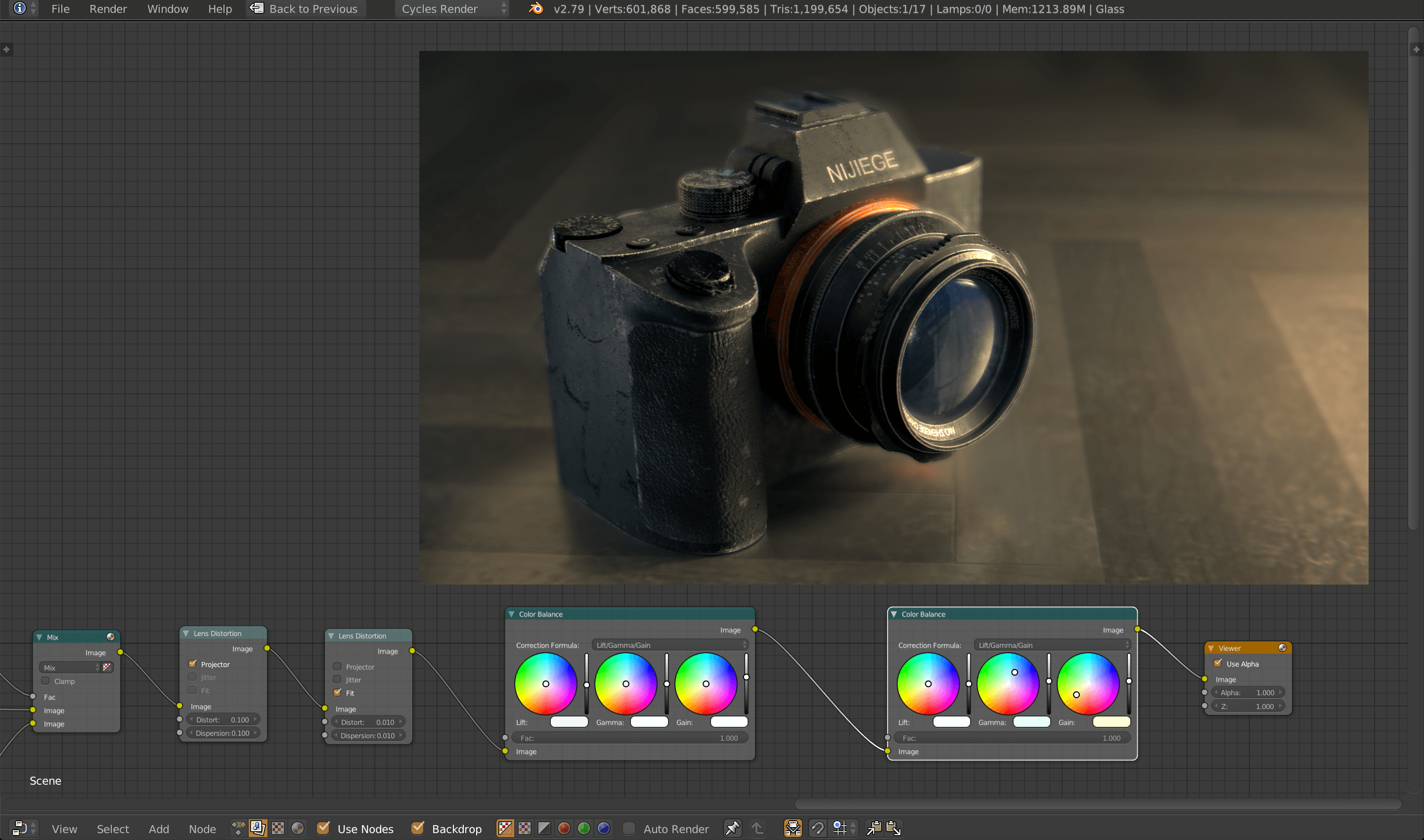 how to use camera in blender