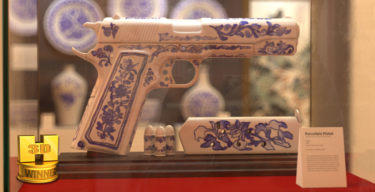 Interview With Yi Sun, The 1st Winner In Hum3D’s Three D Gun 2 Competitio